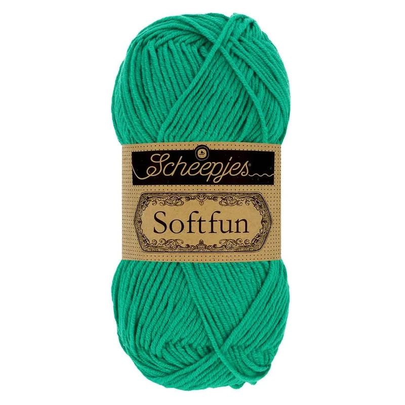 Scheepjes - Scheepjes Softfun 2648 Jade Yarn - 10x50g