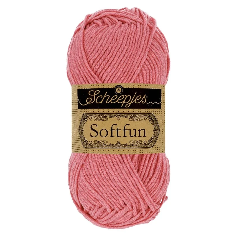 Scheepjes - Scheepjes Softfun 2514 Rose Yarn - 10x50g