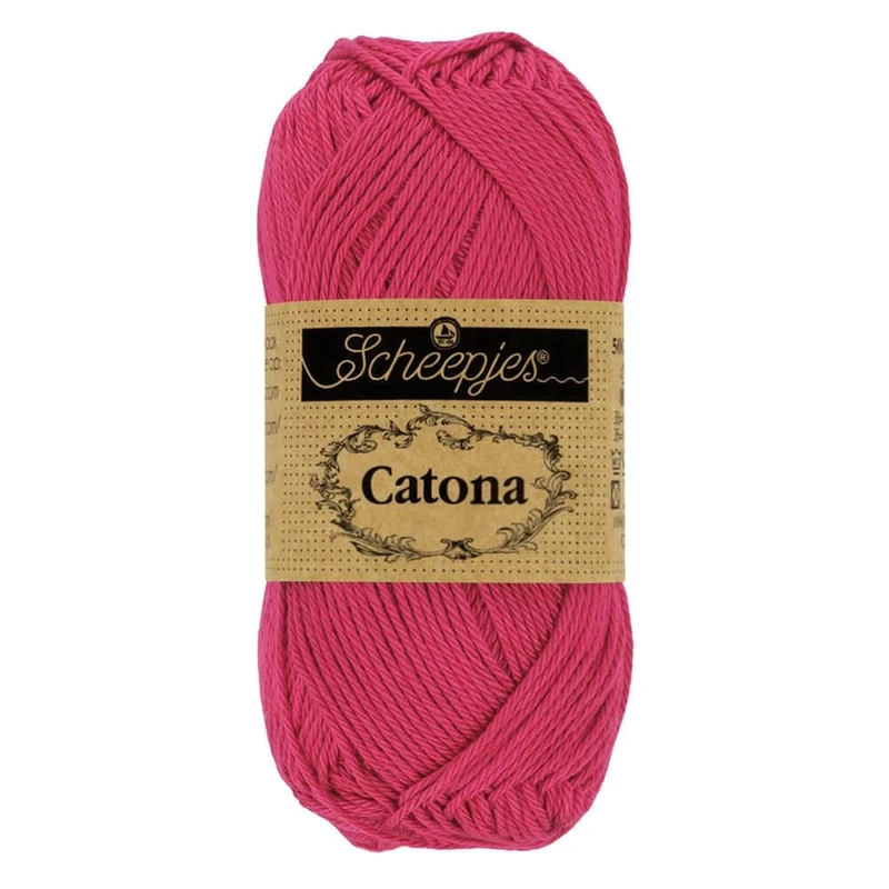 Scheepjes - Scheepjes Catona 413 Cherry Yarn - 20x25g