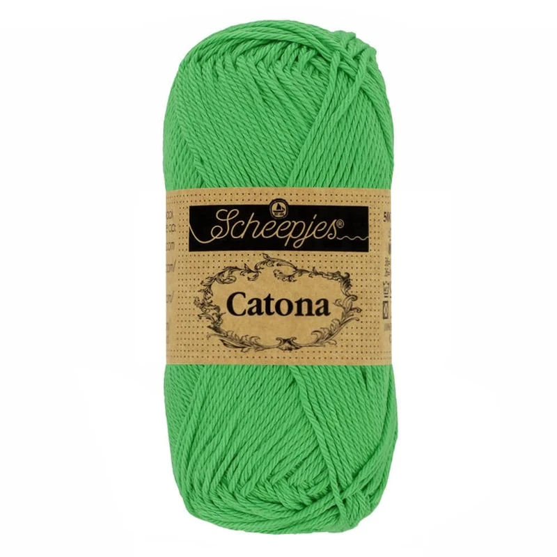 Scheepjes - Scheepjes Catona 389 Apple Green Yarn - 20x25g