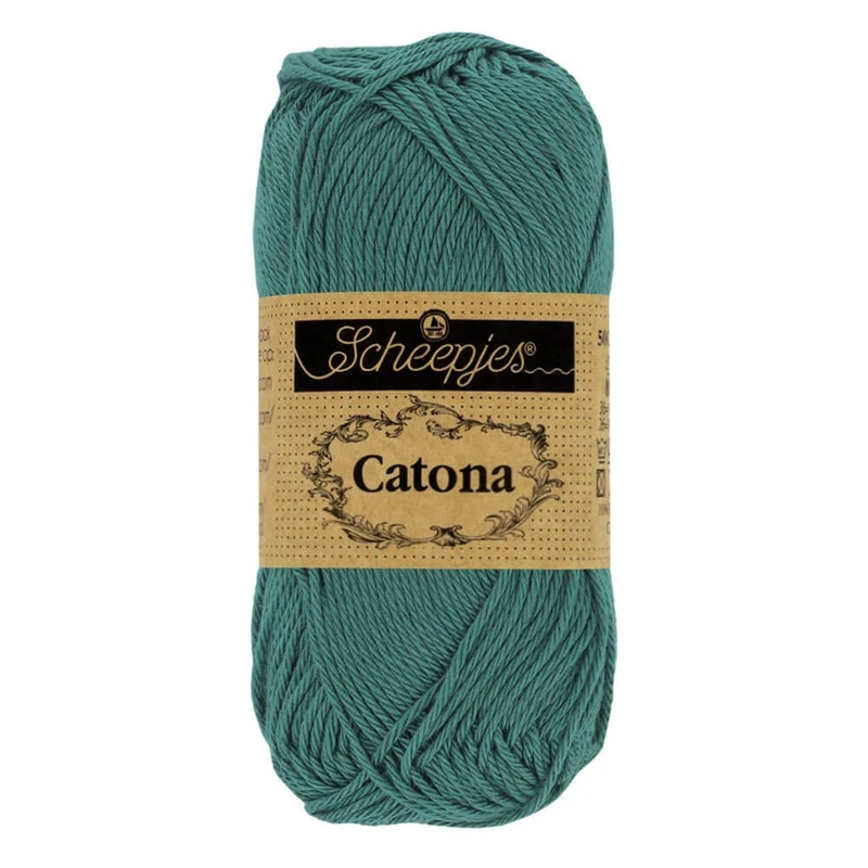 Scheepjes - Scheepjes Catona 391 Deep Ocean Yarn - 10x50g