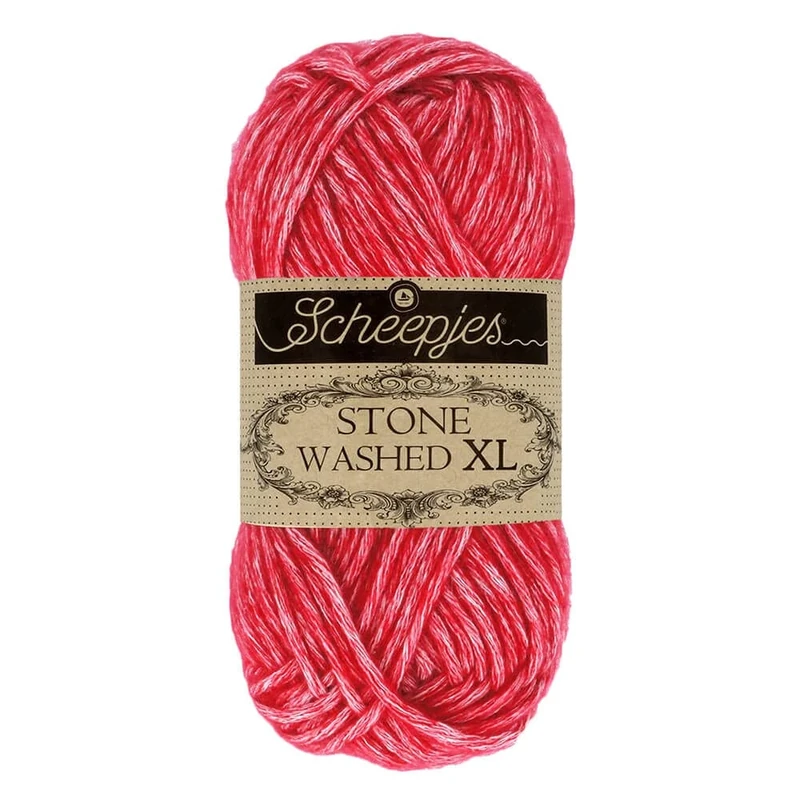Scheepjes - Scheepjes Stone Washed XL 847 Red Jasper Yarn - 10x50g
