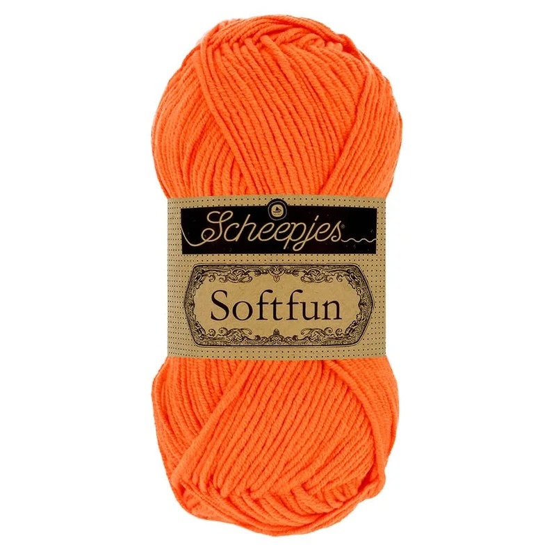 Scheepjes - Scheepjes Softfun 2651 Pumpkin Yarn - 10x50g