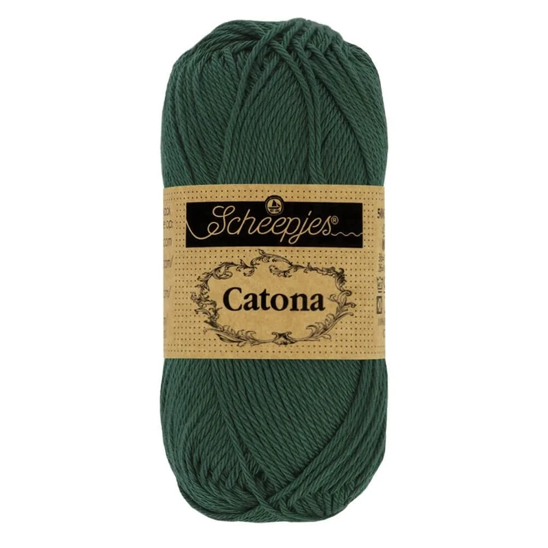 Scheepjes - Scheepjes Catona 525 Fir Yarn - 20x25g