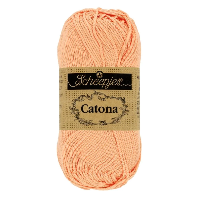 Scheepjes - Scheepjes Catona 414 Vintage Peach Yarn - 20x25g