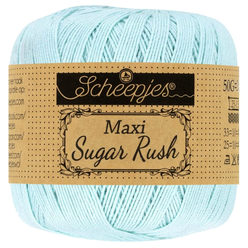 Scheepjes - Scheepjes Maxi Sugar Rush 509 Baby Blue Yarn - 10x50g