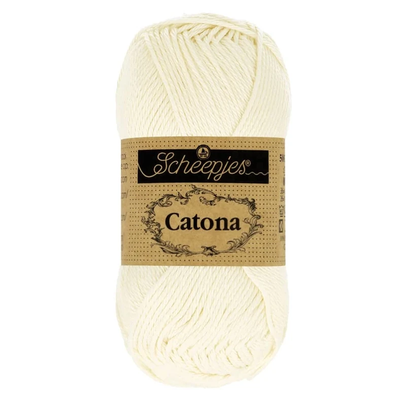 Scheepjes - Scheepjes Catona 130 Old Lace Yarn - 10x100g
