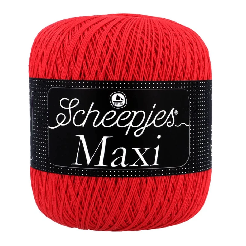 Scheepjes - Scheepjes Maxi 115 Hot Red Yarn - 10x100g - Image 1