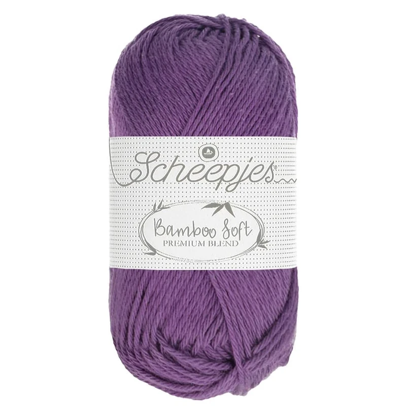 Scheepjes - Scheepjes Bamboo Soft 252 Royal Purple Yarn - 10x50g