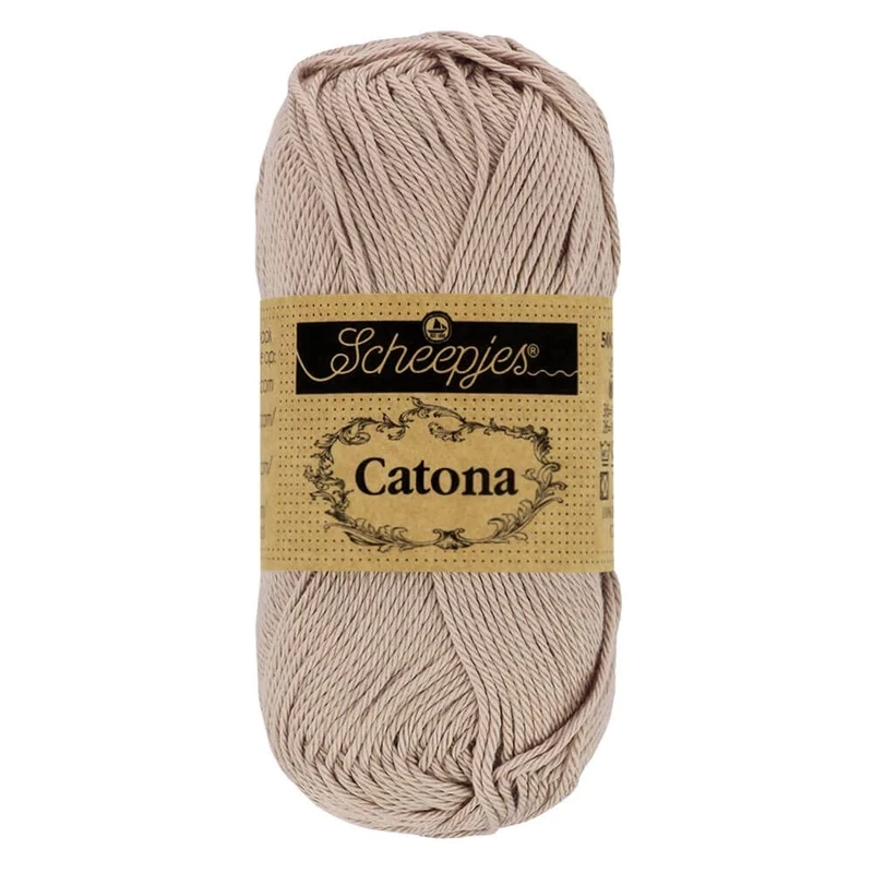Scheepjes - Scheepjes Catona 406 Soft Beige Yarn - 20x25g