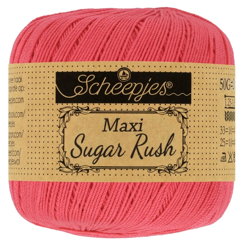 Scheepjes - Scheepjes Maxi Sugar Rush 256 Cornelia Rose Yarn - 10x50g