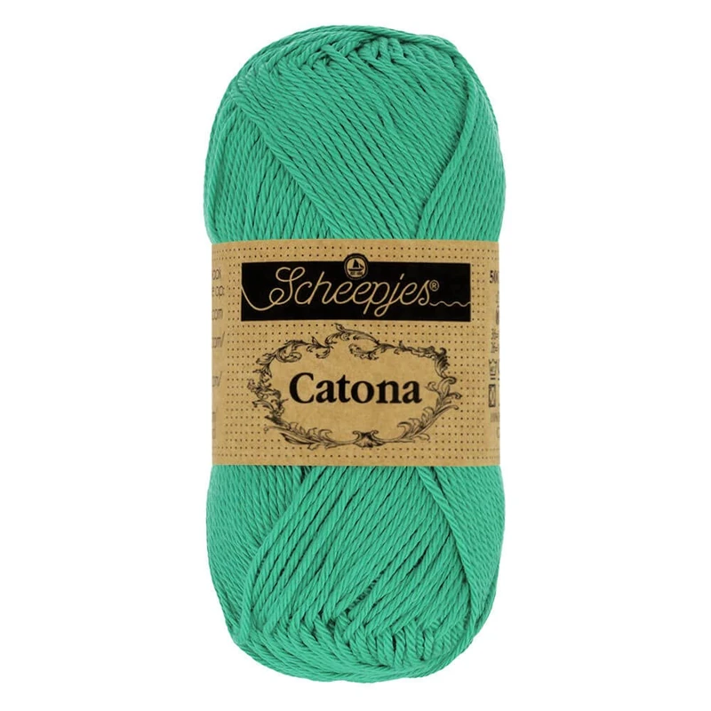 Scheepjes - Scheepjes Catona 514 Jade Yarn - 10x50g