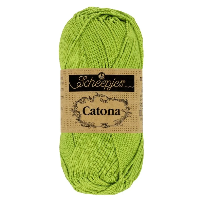 Scheepjes - Scheepjes Catona 205 Kiwi Yarn - 20x25g