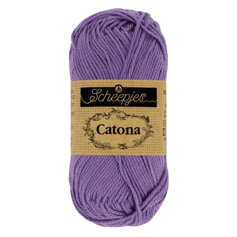 Scheepjes - Scheepjes Catona 113 Delphinium Yarn - 10x50g