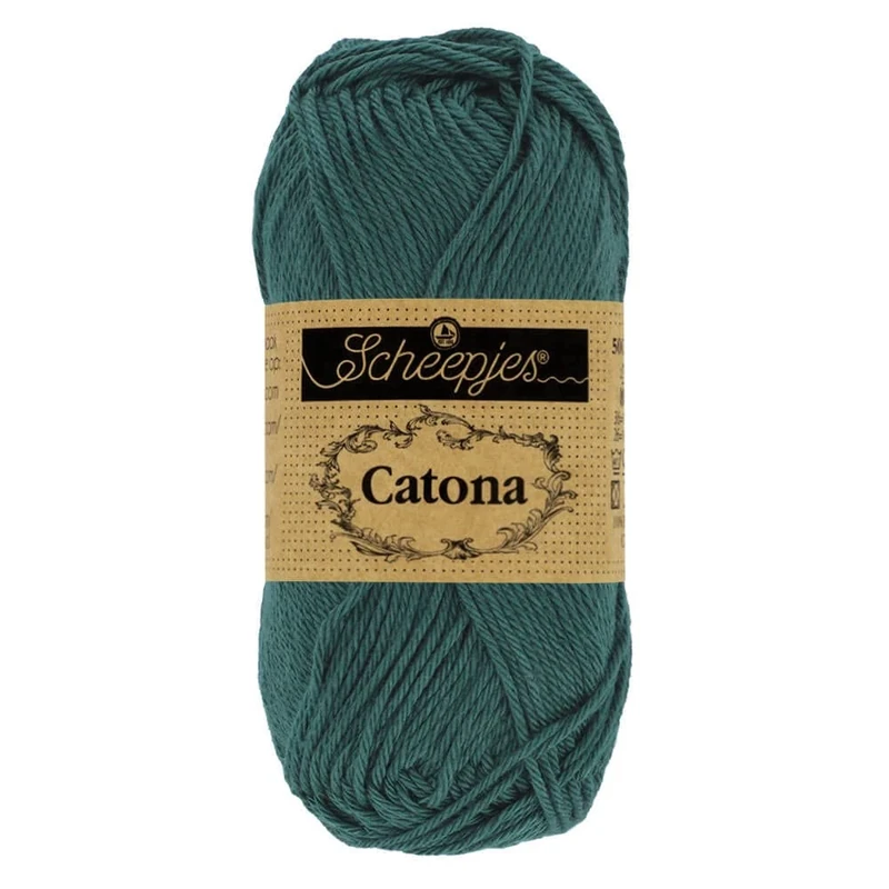 Scheepjes - Scheepjes Catona 244 Spruce Yarn - 20x25g