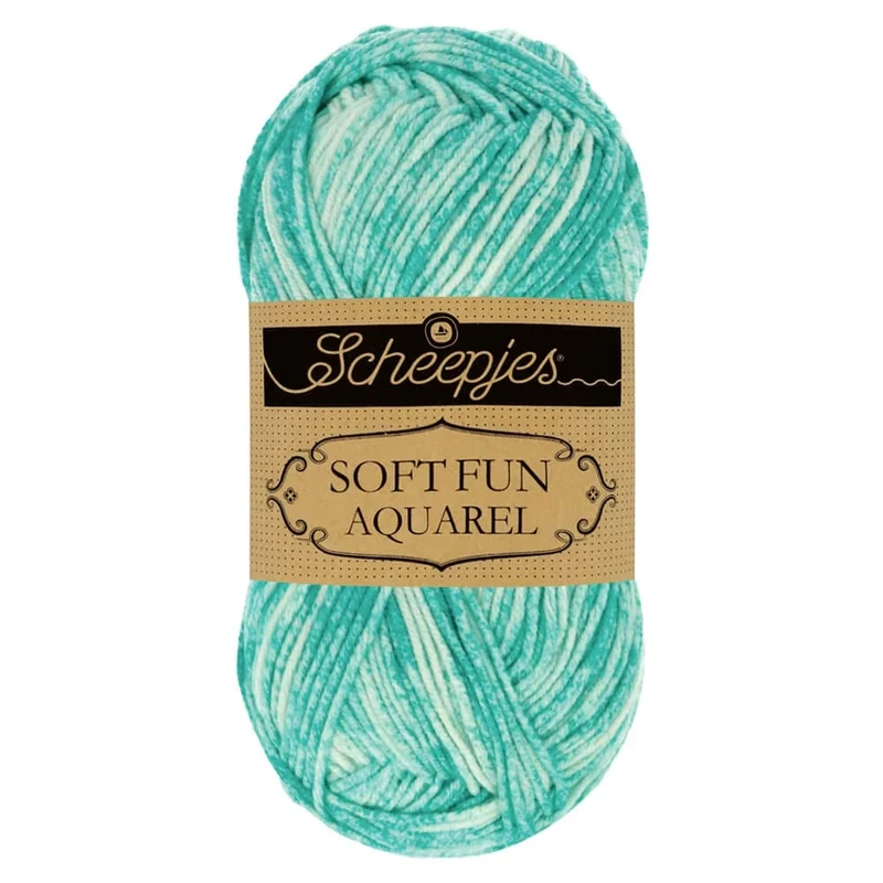 Scheepjes - Scheepjes Softfun Aquarel 810 Seascape Yarn - 10x50g