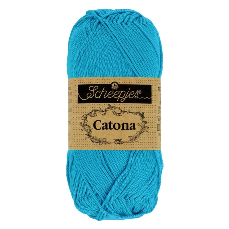 Scheepjes - Scheepjes Catona 146 Vivid Blue Yarn - 20x25g