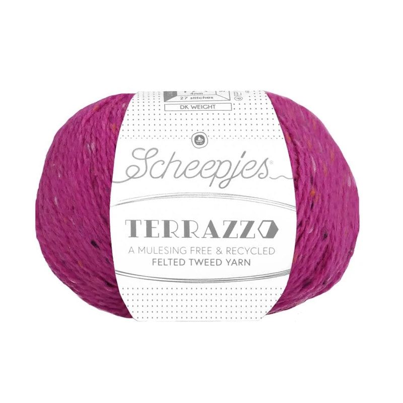 Scheepjes - Scheepjes Terrazzo 721 Lampone Yarn - 5x50g