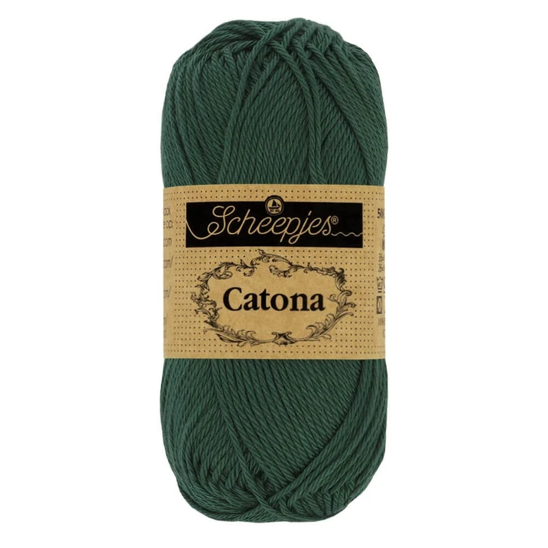 Scheepjes - Scheepjes Catona 525 Fir Yarn - 10x50g