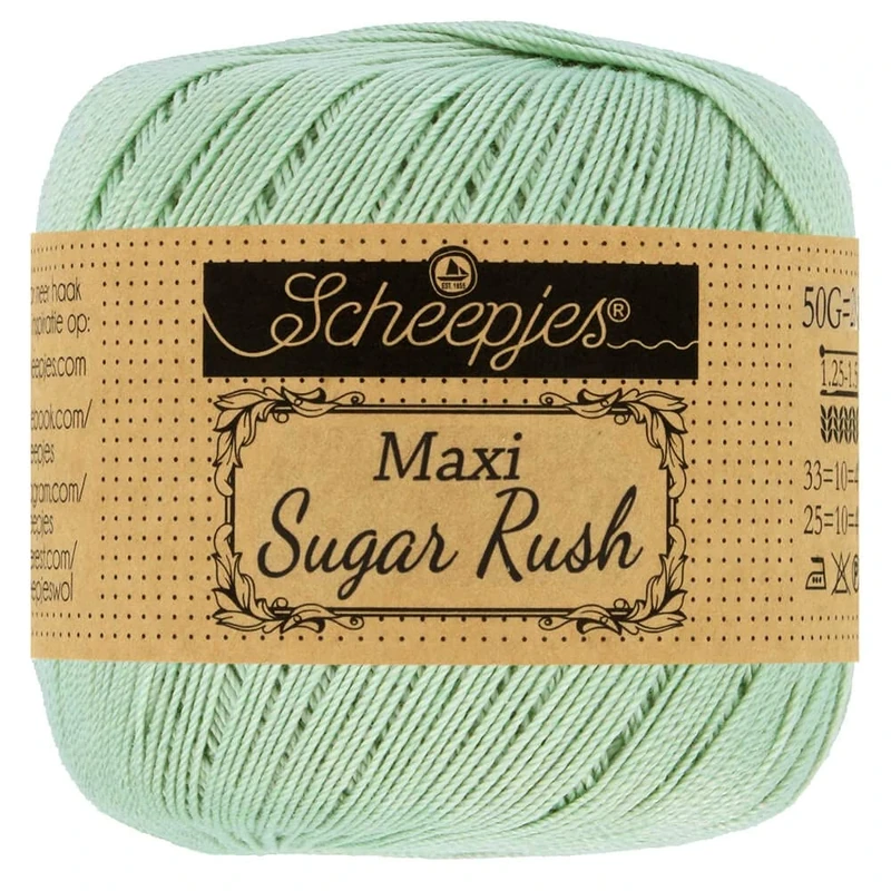 Scheepjes - Scheepjes Maxi Sugar Rush 402 Silver Green Yarn - 10x50g