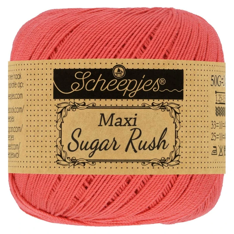 Scheepjes - Scheepjes Maxi Sugar Rush 252 Watermelon Yarn - 10x50g