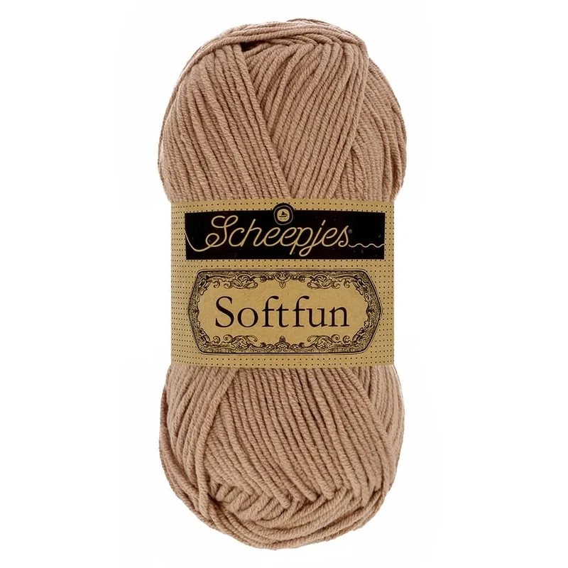 Scheepjes - Scheepjes Softfun 2470 Soft Mauve Yarn - 10x50g