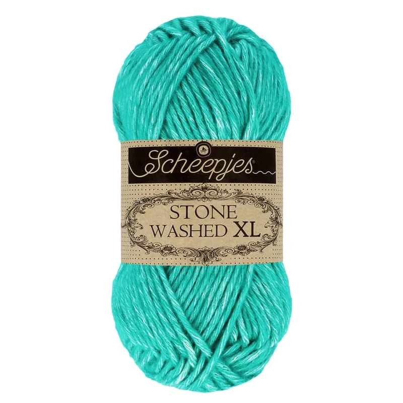 Scheepjes - Scheepjes Stone Washed XL 864 Turquoise Yarn - 10x50g