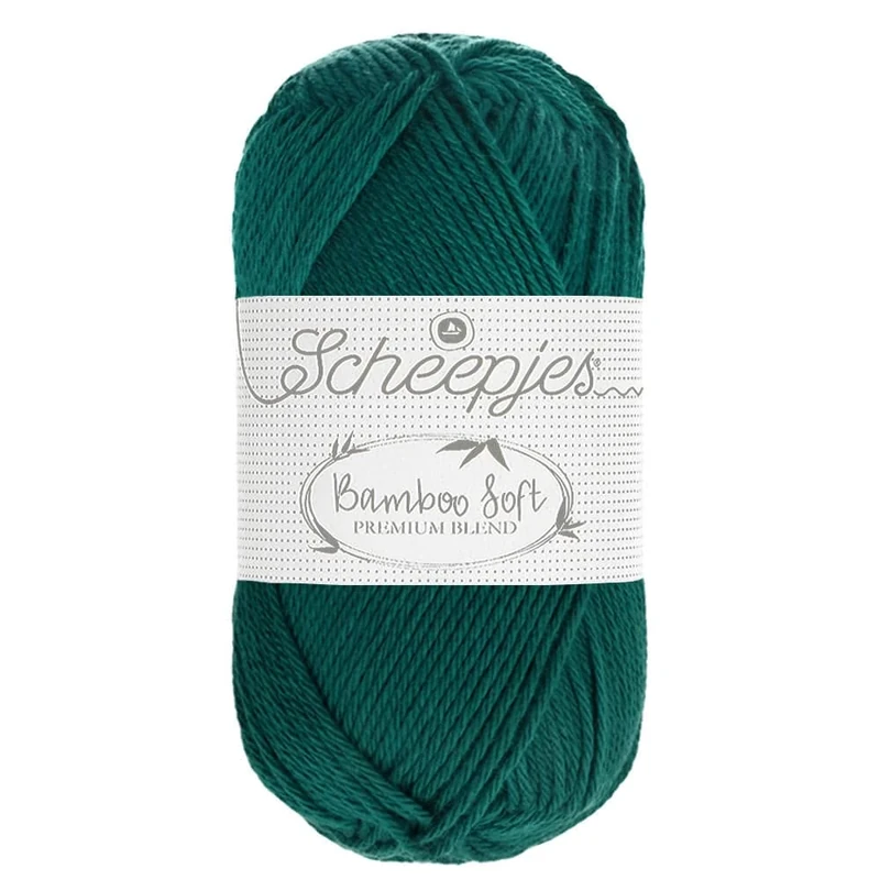 Scheepjes - Scheepjes Bamboo Soft 254 Mighty Spruce Yarn - 10x50g