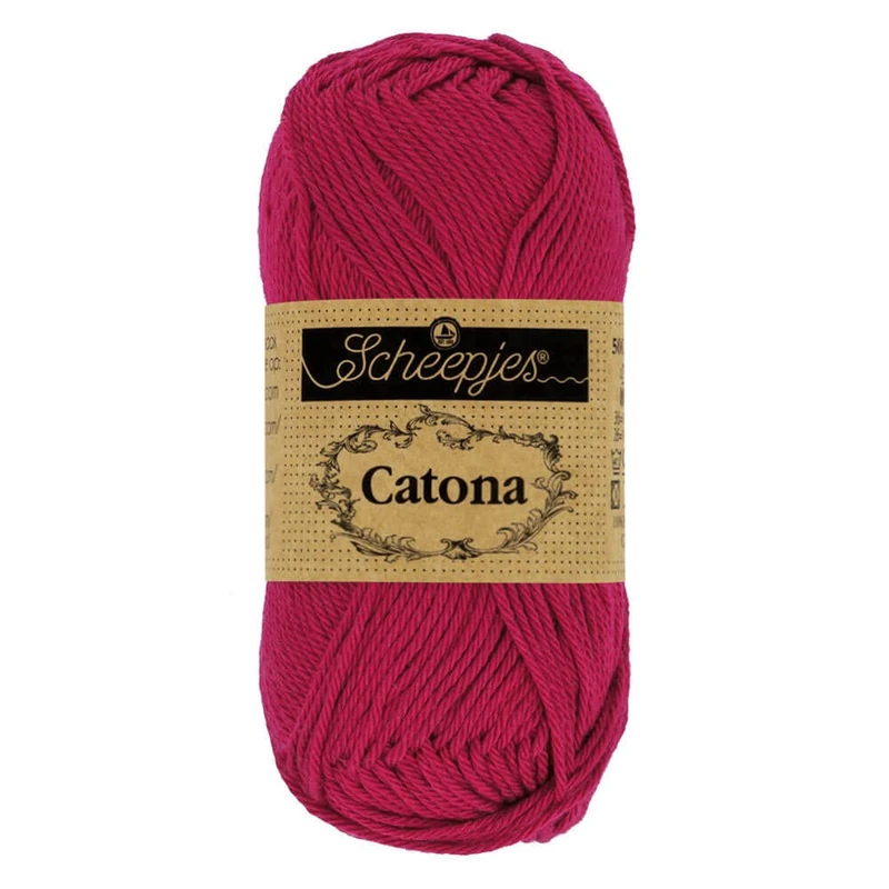 Scheepjes - Scheepjes Catona 192 Scarlet Yarn - 10x50g