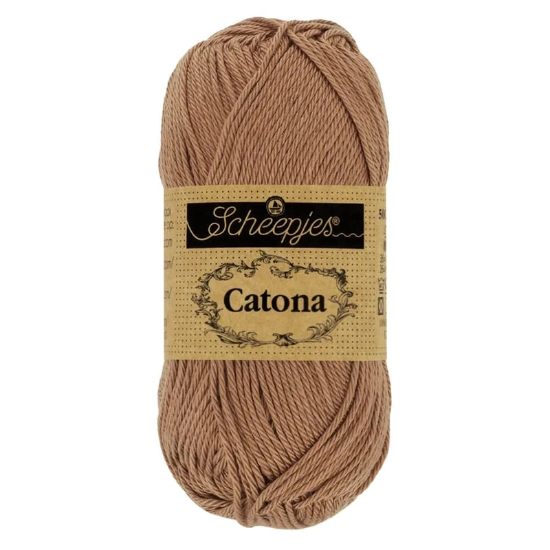 Scheepjes - Scheepjes Catona 503 Hazelnut Yarn - 20x25g