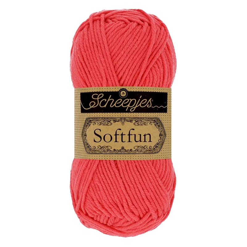 Scheepjes - Scheepjes Softfun 2607 Coral Yarn - 10x50g