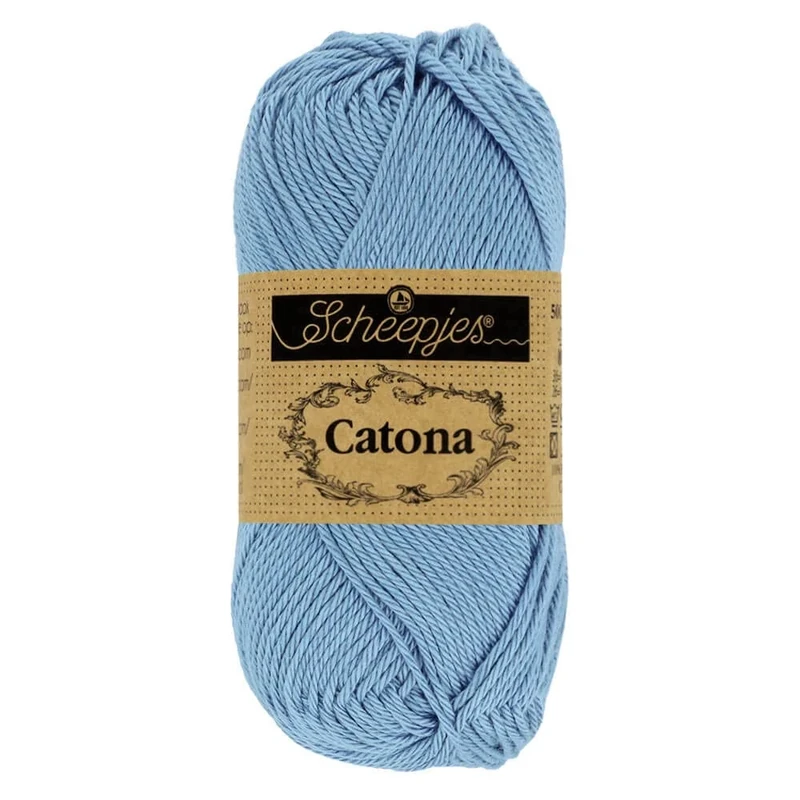 Scheepjes - Scheepjes Catona 247 Bluebird Yarn - 20x25g