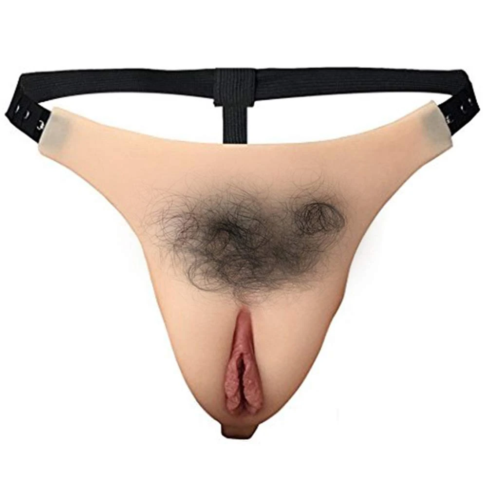 CTKOLYS Fake Viginal Panties Mens Hiding Gaff Panty for Crossdresser Transvestite Transgender Thong,S2,One Size