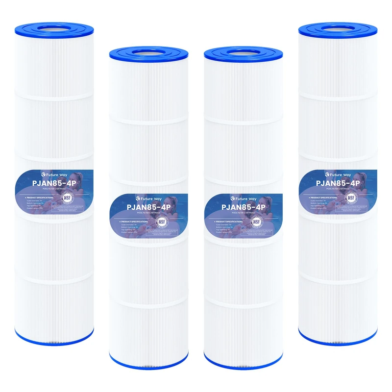 Future Way Pool Filter Cartridges Replacement for Jandy CL340, CV340, Replace Jandy R0554500, Pleatco PJAN85, 340 sq. ft (4-Pack)