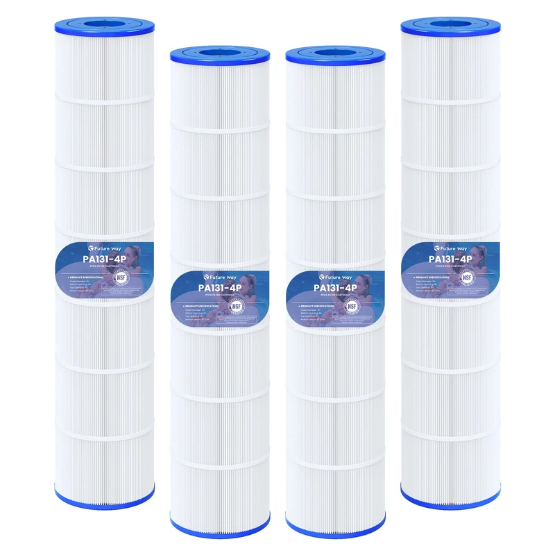 Future Way C5030 Pool Filter Cartridges Replacement for Hayward SwimClear C5030, C5020, C5025, Replace Hayward CX1280XRE, Pleatco PA131, 525 sq. ft (4-Pack)