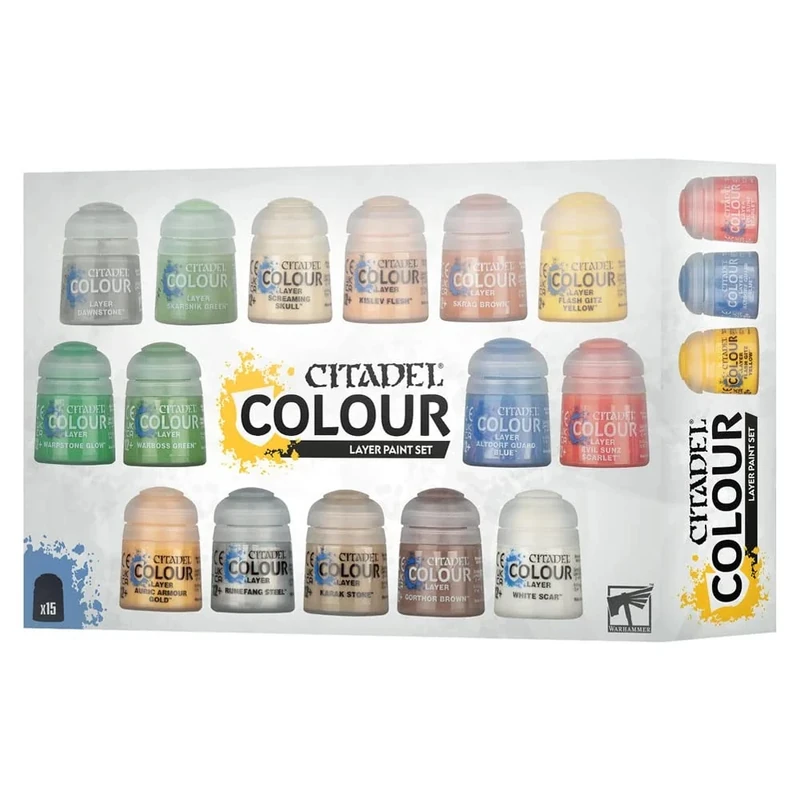 Games Workshop Warhammer AoS Citadel Paint Set Layer - Image 1