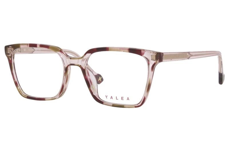 Yalea Women's Gafas De Vista Sunglasses, Shiny transparent pink, 53/18/140