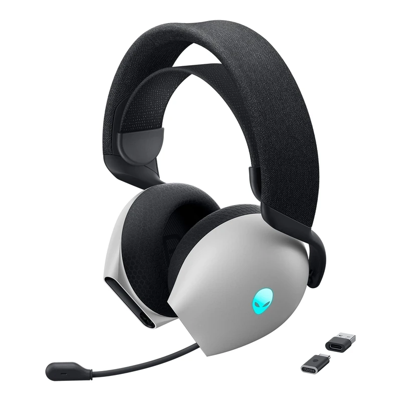 Alienware AW720H Dual-Mode Wireless Gaming Headset - Lunar Light