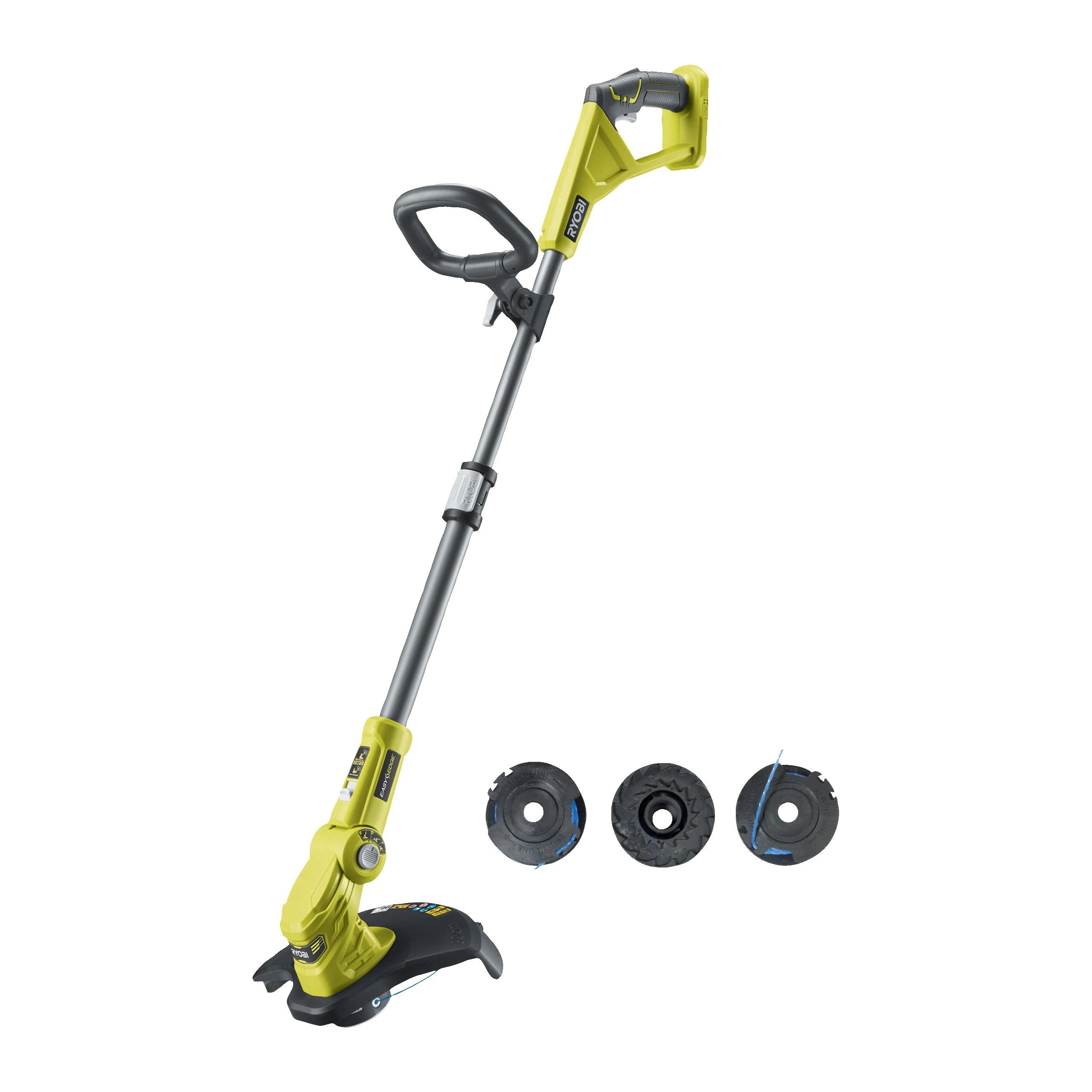 Ryobi OLT1832-SPK One+ 18V Battery Trimmer, Strimmer and Edger Mode, Battery Not Included with Two Spare Spools