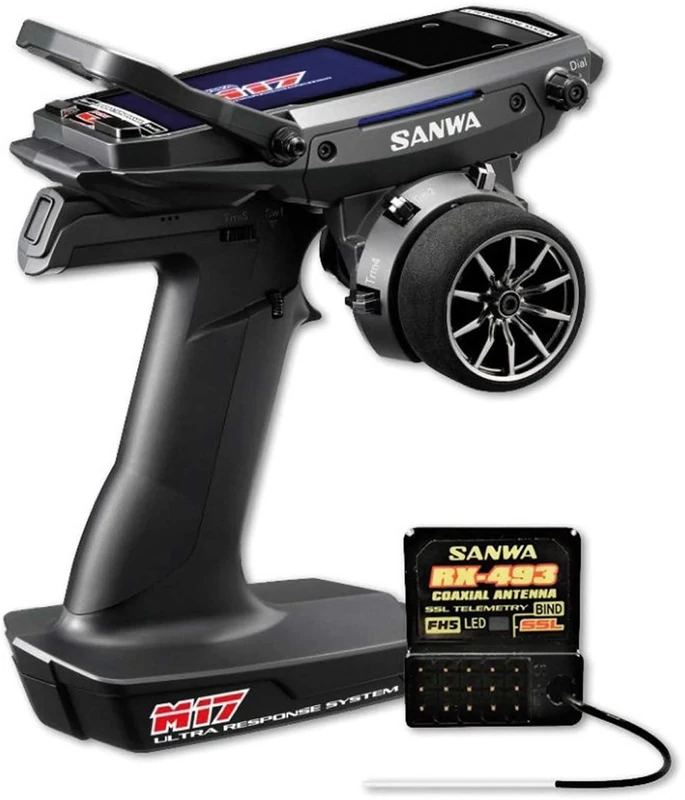 SANWA M17 with RX-493 Receiver CH4 2.4GHz Remote Control FH5