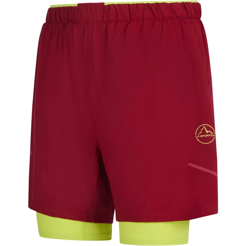 La Sportiva Shorts Brand Model Trail Bite Short M Sangria/Lime Punch