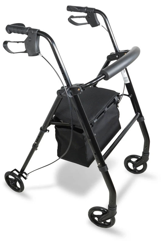 Aidapt Lightweight Folding 4 Wheel Rollator with Seat
