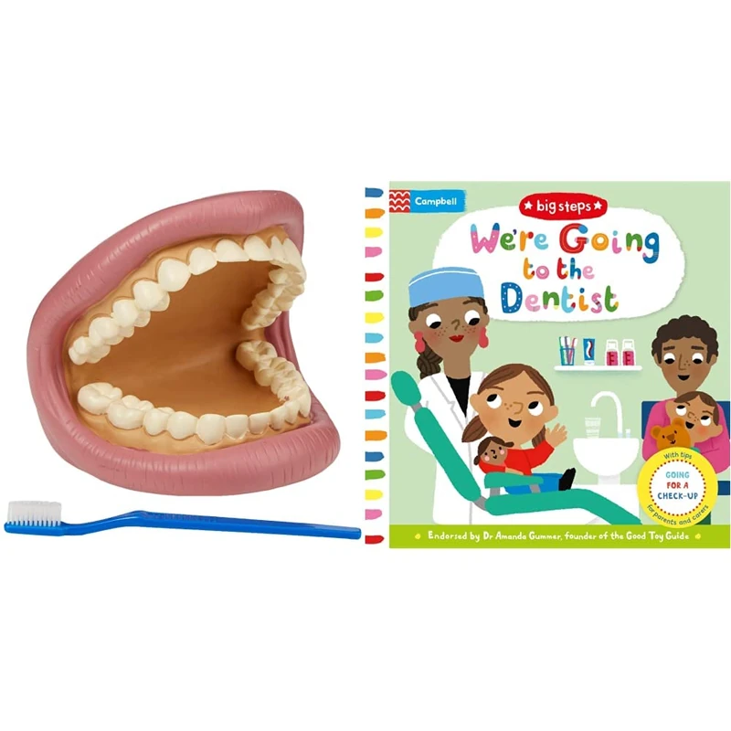 TickiT 03083 Giant Teeth Demonstration set & We're Going to the Dentist: Going for a Check-up