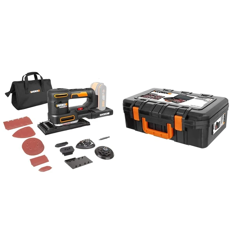 WORX WX820 Sander, WX820.9 & WA0071 Carry Case Tool Organiser