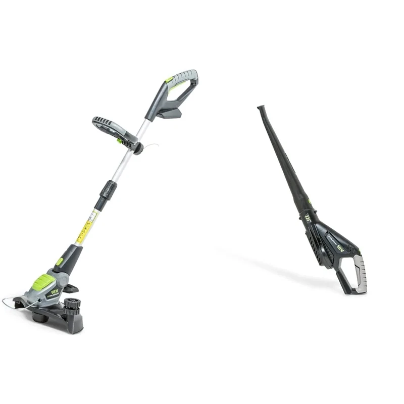 Murray 18V Lithium-Ion Grass Trimmer Body IQ18GT, 30cm Cutting Width, 5 Years Warranty & 18V Lithium-Ion Leaf Blower Body IQ18LB, 225 km/h Air Velocity, 5 Years Warranty