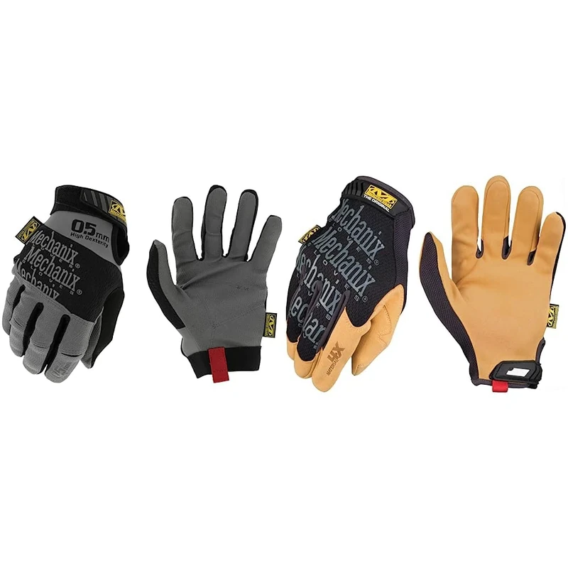 Mechanix Wear - Material4X Original Gloves MG4X-75-010 & Wear - Specialty 0.5mm High Dexterity Gloves MSD-05-010