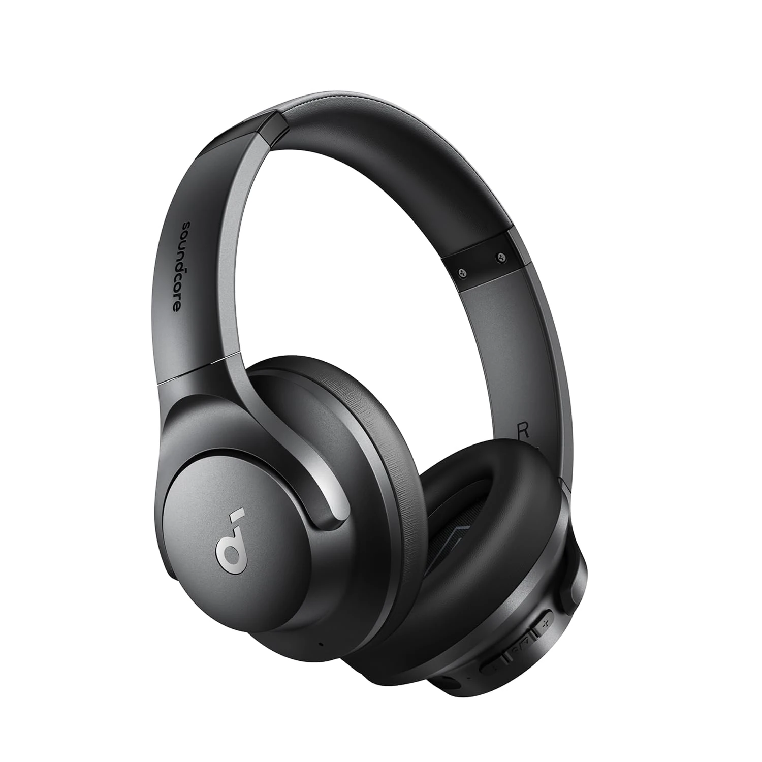 soundcore by Anker Q20i Hybrid Active Noise Cancelling Foldable Headphones, Wireless Over-Ear Bluetooth, 40H Long ANC Playtime, Hi-Res Audio, Big Bass, Customize via an App, Transparency Mode (Black)