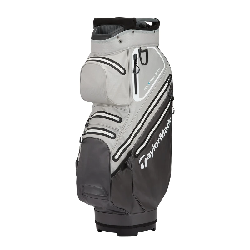 TaylorMade 2023 StormDry Cart Bag (Dark Grey/Light Grey)