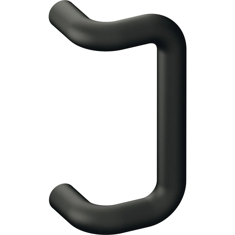 Hewi Modern Bar Door Handle 30 mm Diameter 210 mm Black Polyamide