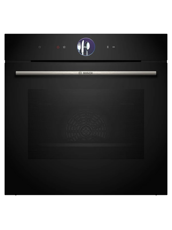Bosch Series 8 HBG7764B1B Single Oven with Digital Control Ring, Built-in Pyrolytic Self Cleaning Hotair Crisp Function